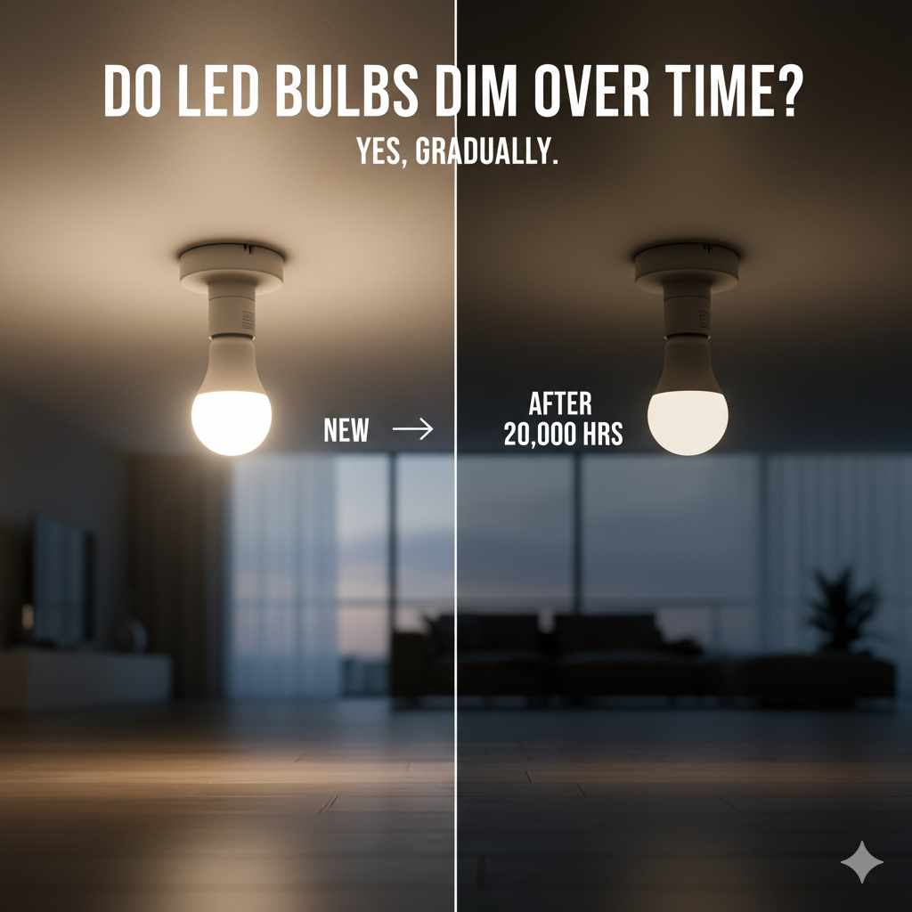 Do LED Bulbs Dim Over Time