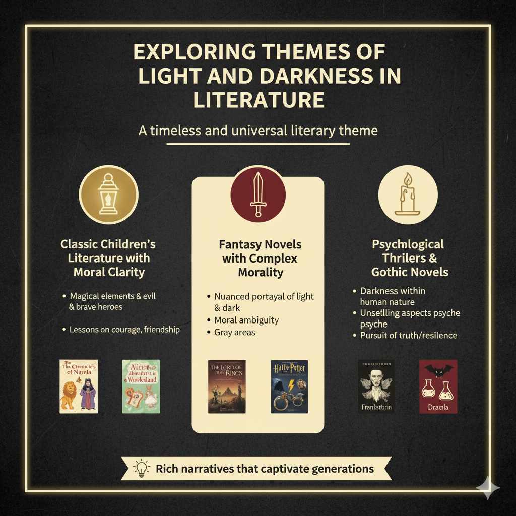 Exploring Themes of Light and Darkness in Literature