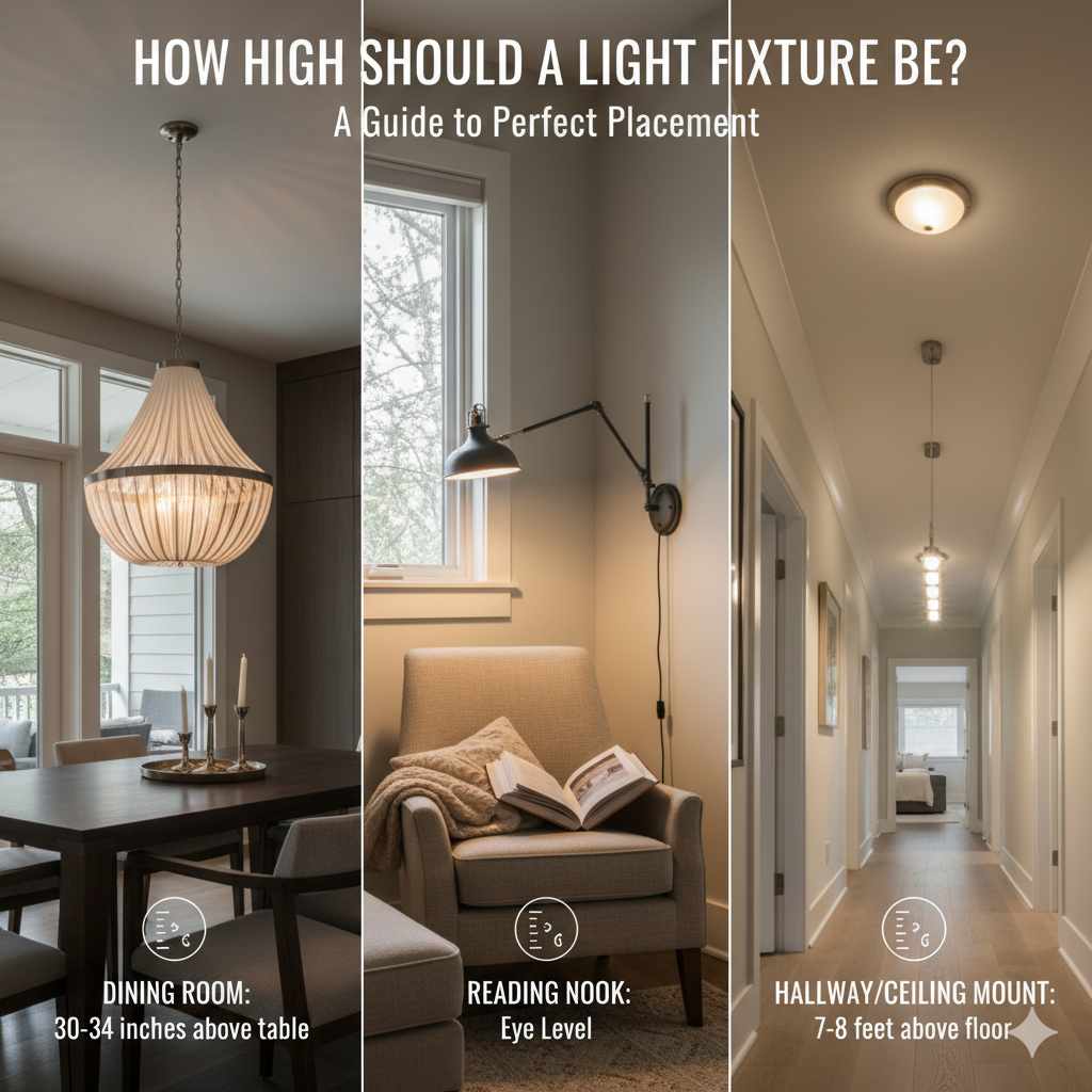 How High Should A Light Fixture Be