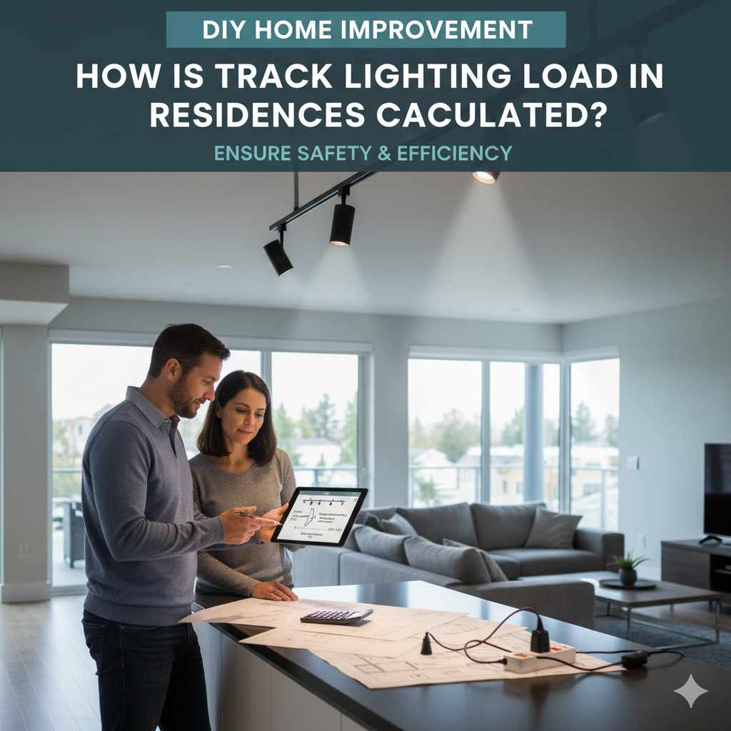 How Is Track Lighting Load In Residences Calculated