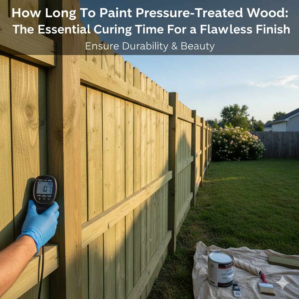 How Long To Paint Pressure Treated Wood