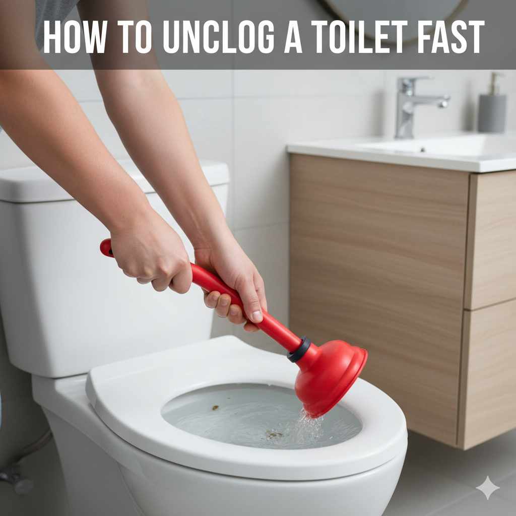 How To Unclog A Toilet Fast