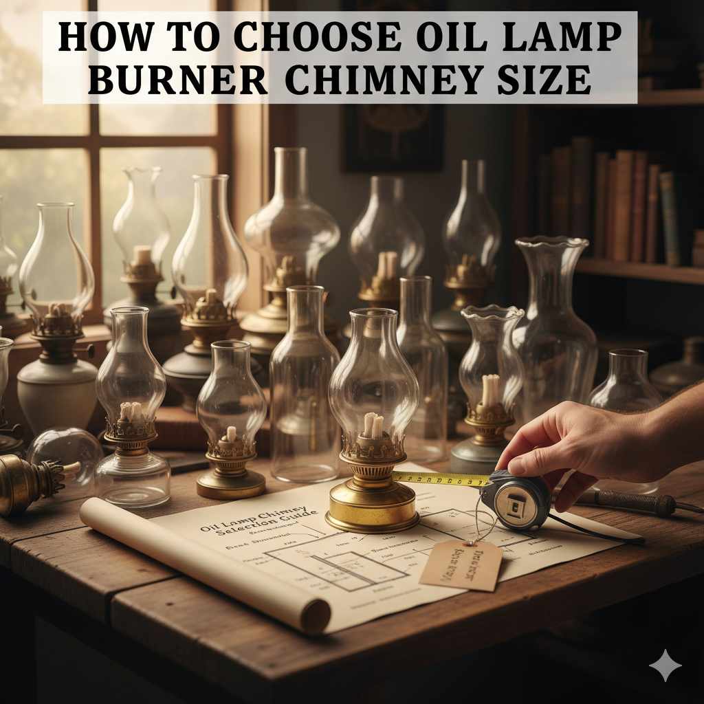 How to Choose Oil Lamp Burner Chimney Size