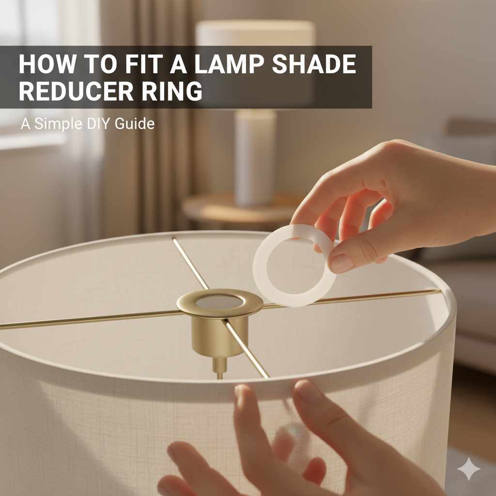 How to Fit Lamp Shade Reducer Ring