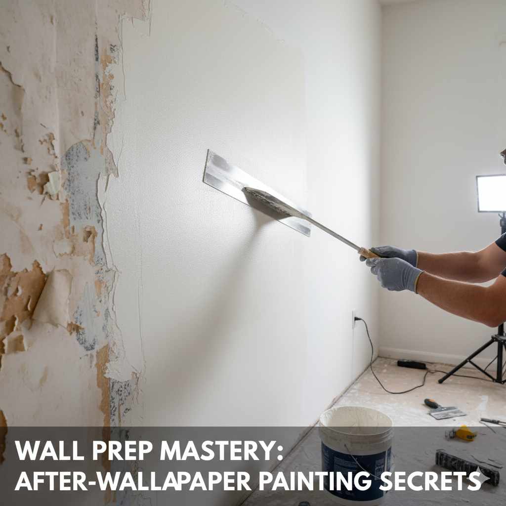 How to Prep Walls for Painting After Removing Wallpaper