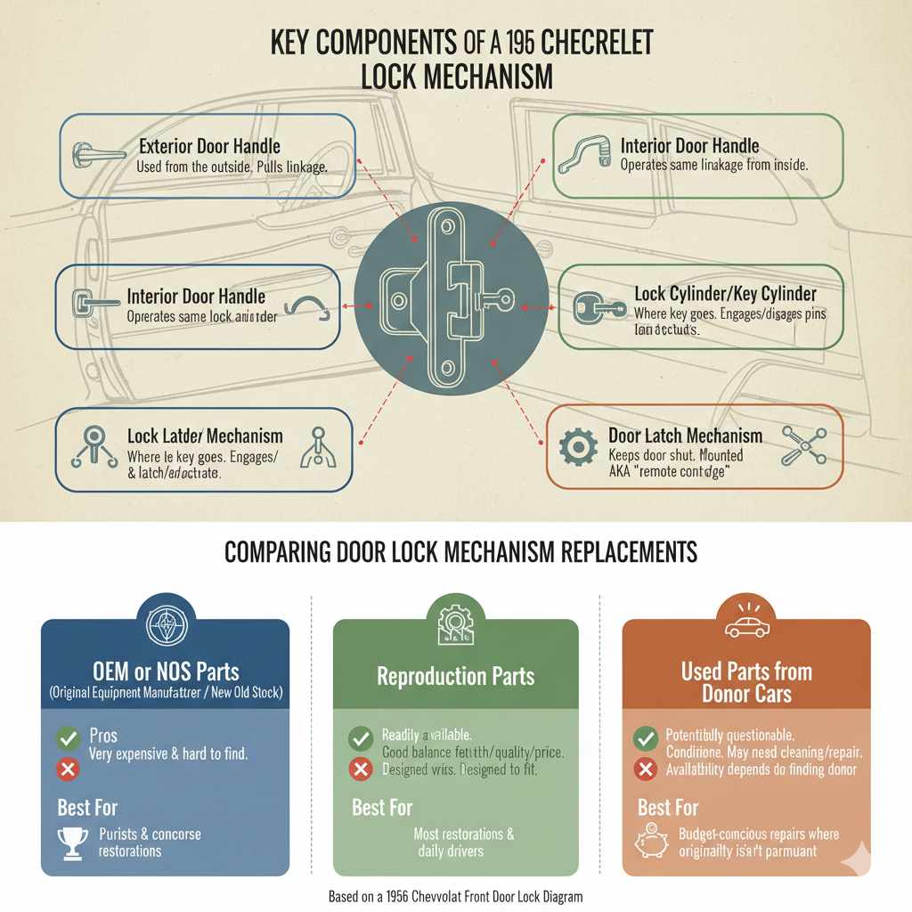 Key Components of the Door Lock Mechanism