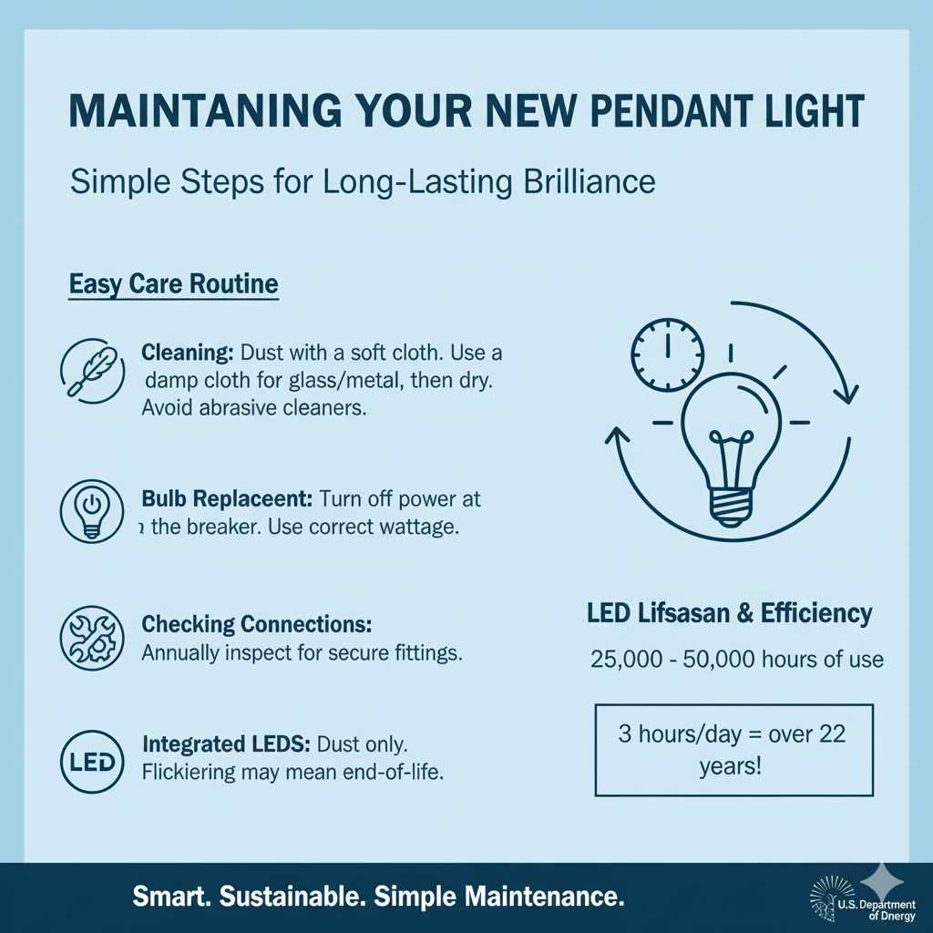 Maintaining Your New Pendant Light Kit