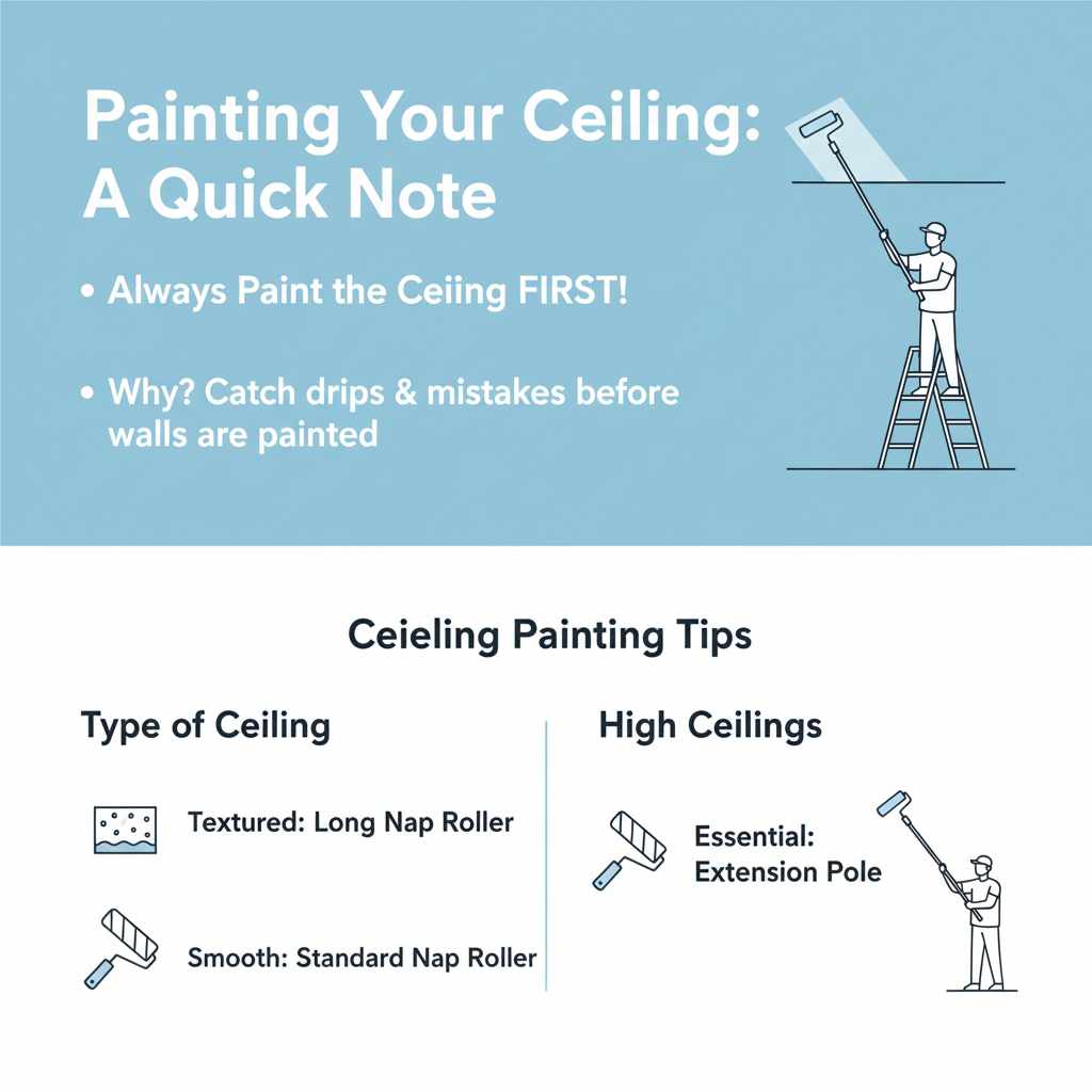 Painting Your Ceiling: A Quick Note