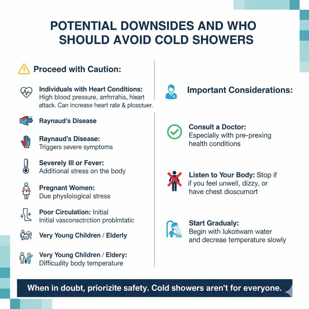 Potential Downsides and Who Should Avoid Cold Showers