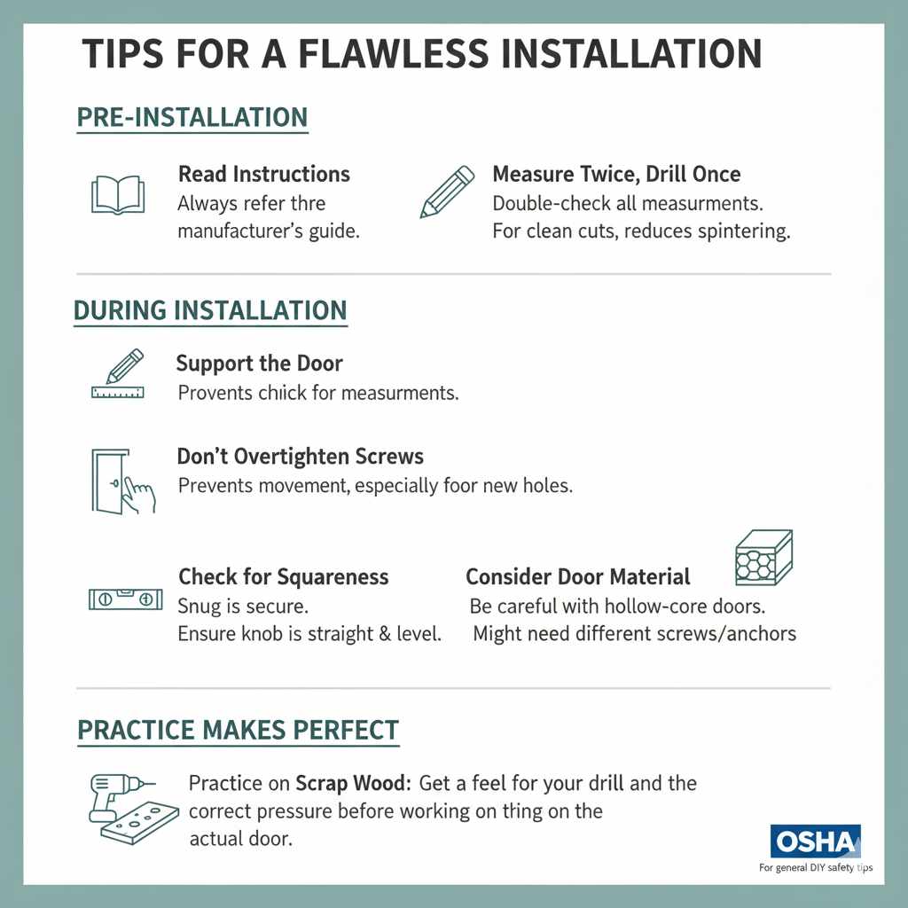 Tips for a Flawless Installation