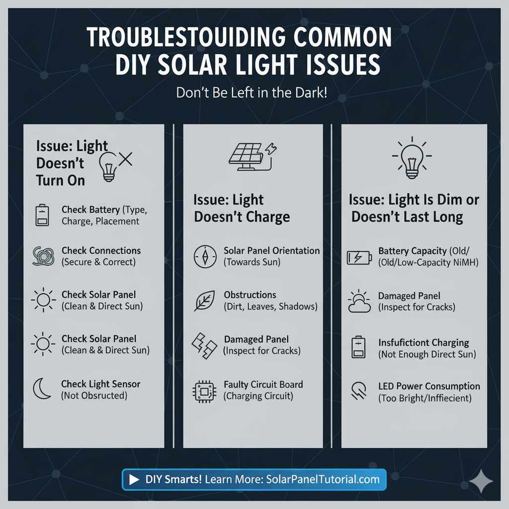 Troubleshooting Common DIY Solar Light Issues