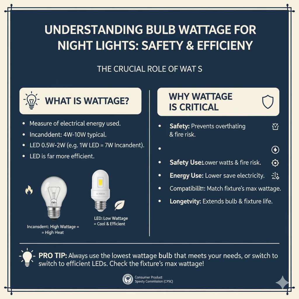 Understanding Bulb Wattage for Night Lights