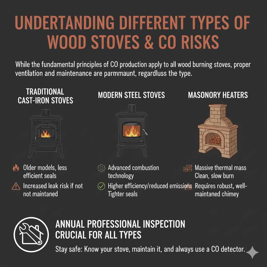 Understanding Different Types of Wood Stoves and CO Risks