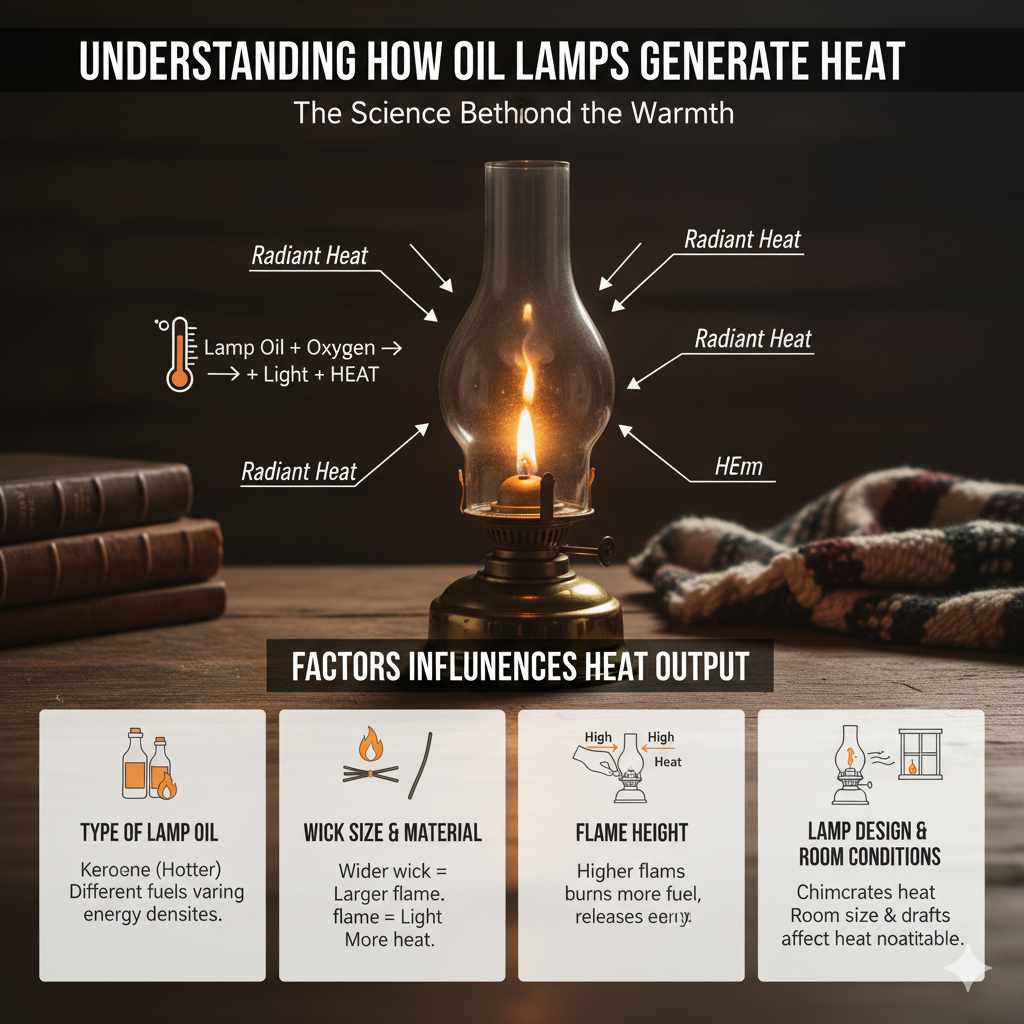 Understanding How Oil Lamps Generate Heat