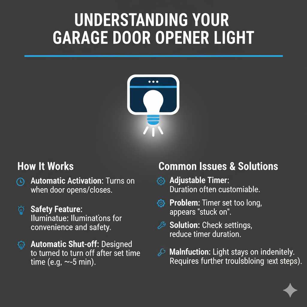 Understanding Your Garage Door Opener Light