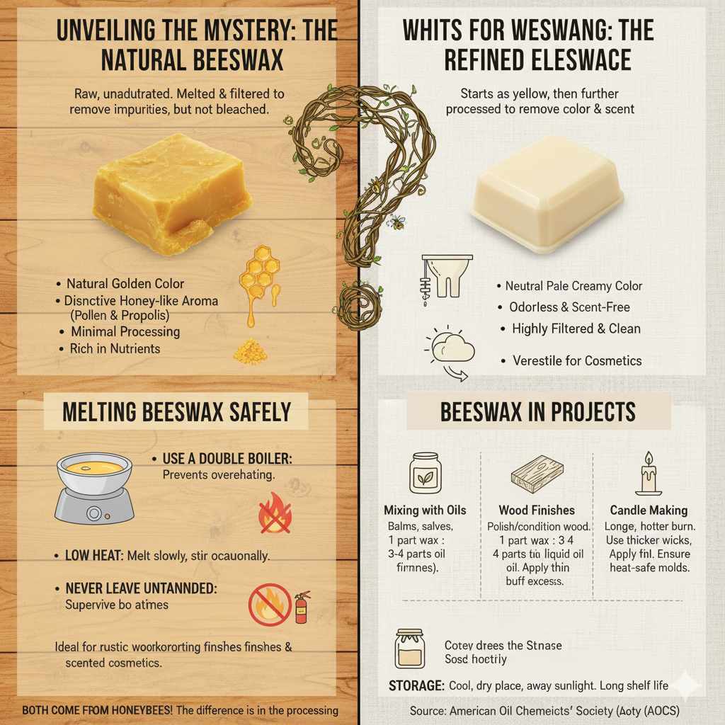 Unveiling the Mystery: White vs. Yellow Beeswax
