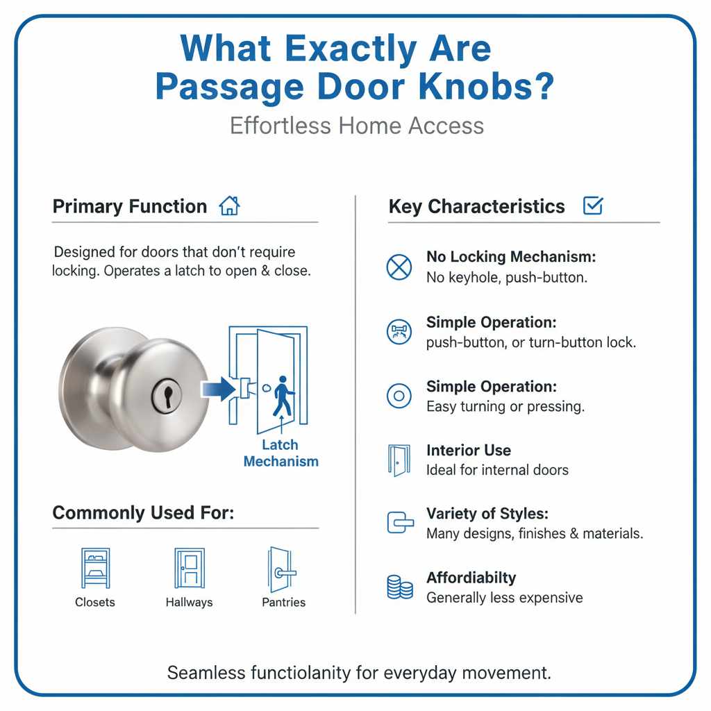 What Exactly Are Passage Door Knobs?