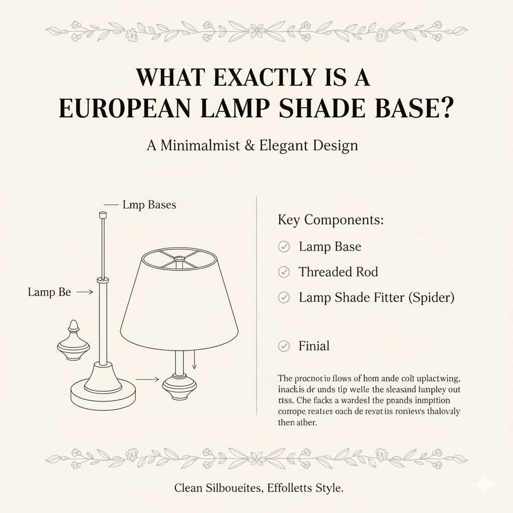 What Exactly Is a European Lamp Shade Base?