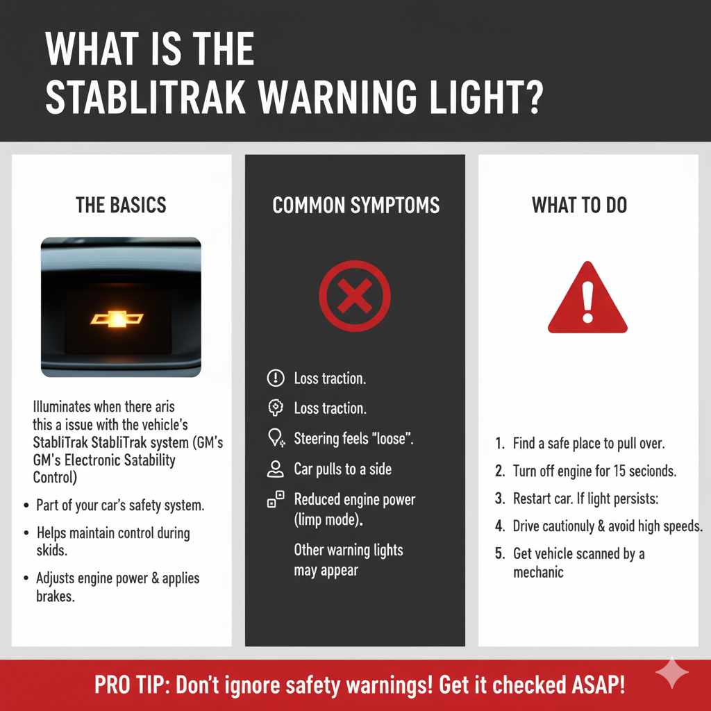 What Is The Stabilitrak Warning Light