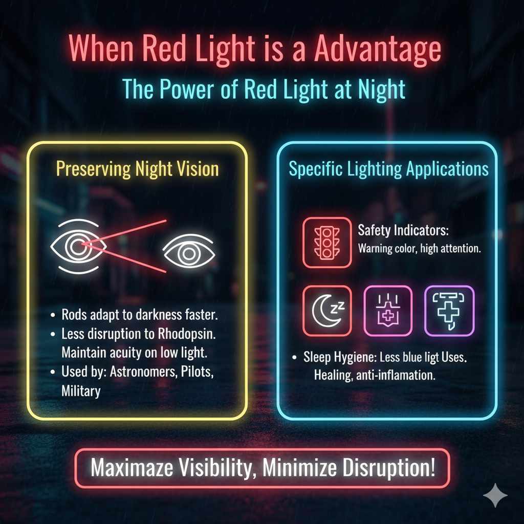 When Red Light is an Advantage