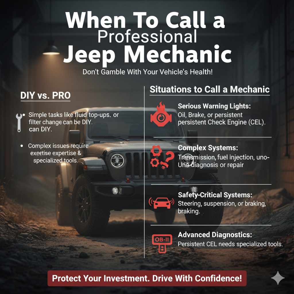 When to Call a Professional Jeep Mechanic