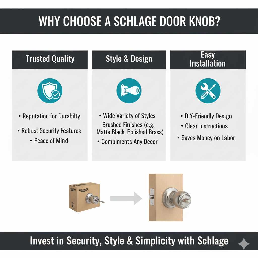 Why Choose a Schlage Door Knob?