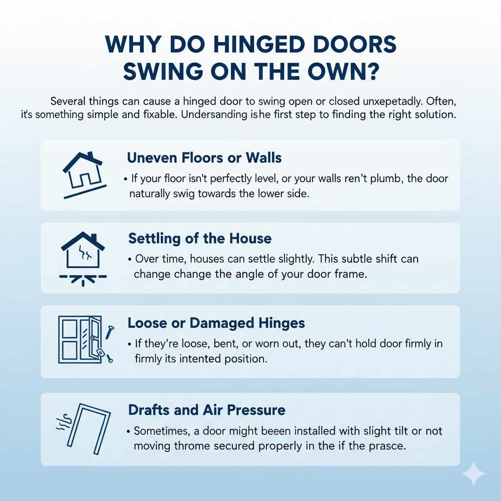 Why Do Hinged Doors Swing on Their Own?