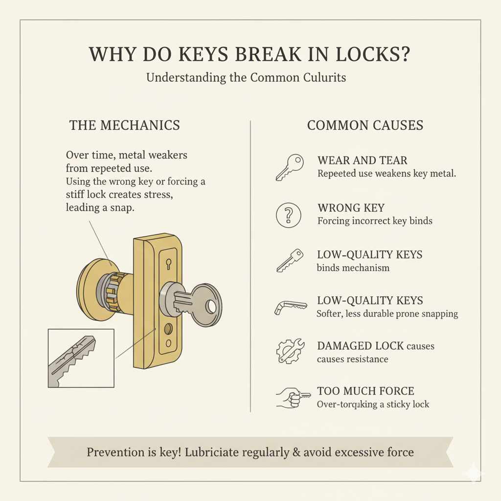 Why Do Keys Break in Locks?