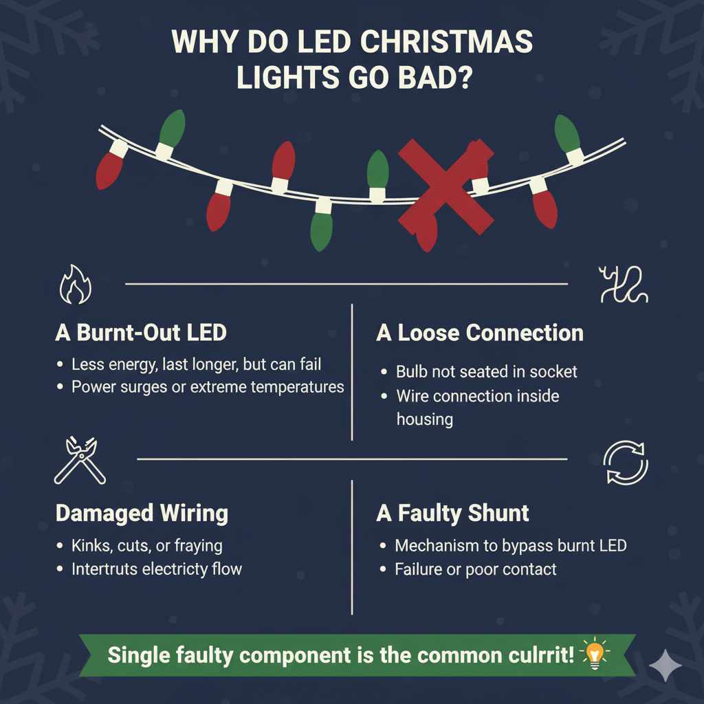 Why Do LED Christmas Lights Go Bad?