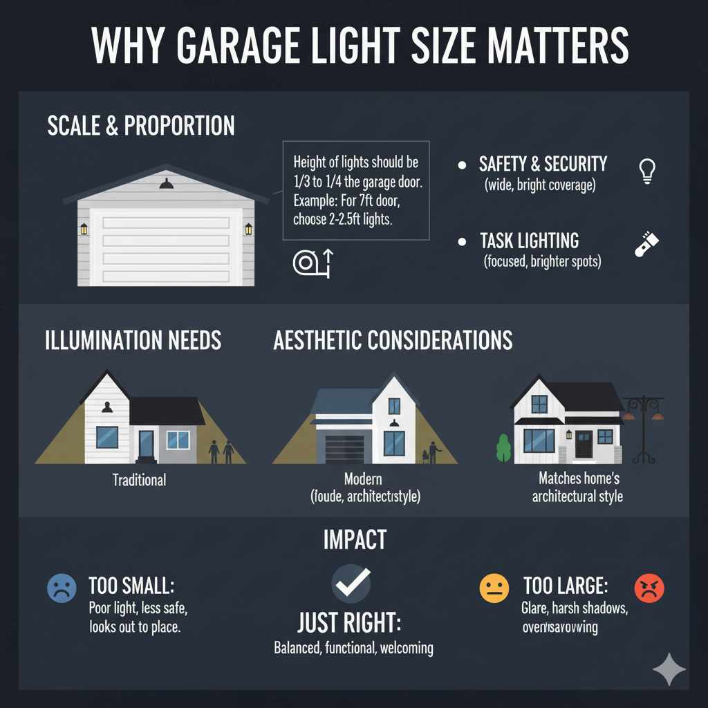 Why Garage Light Size Matters