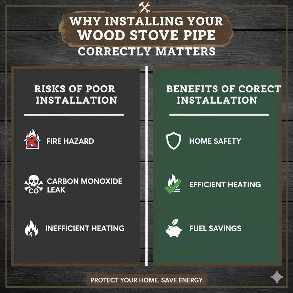 Why Installing Your Wood Stove Pipe Correctly Matters