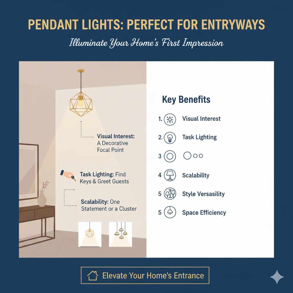 Why Pendant Lights Are Perfect for Entryways