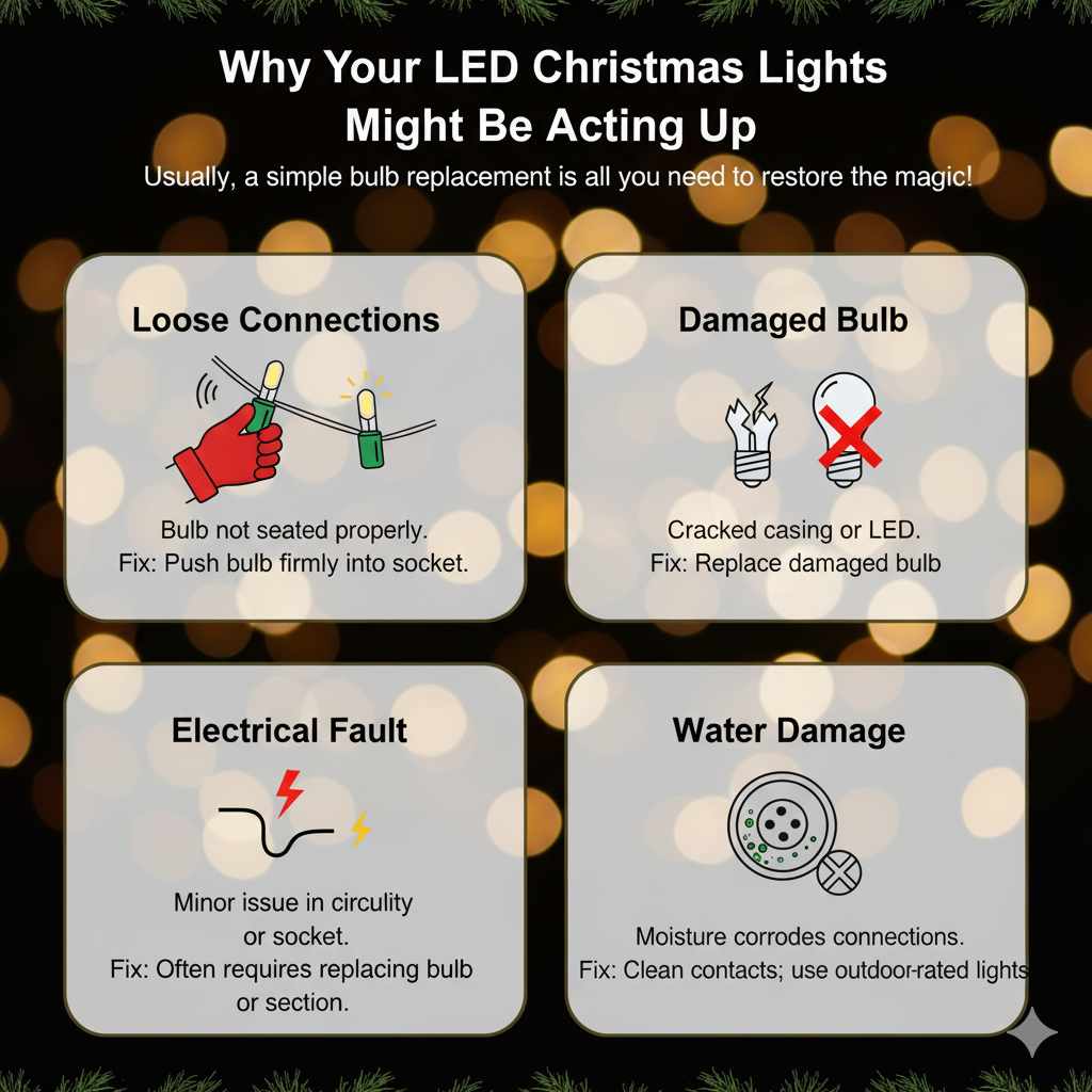 Why Your LED Christmas Lights Might Be Acting Up
