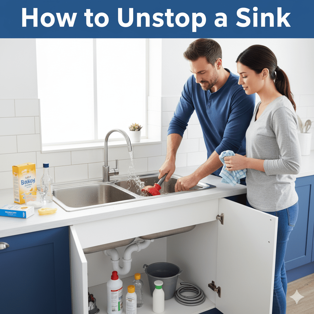 How to Unstop a Sink