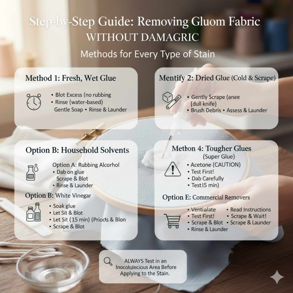 Step-by-Step Guide Removing Glue from Fabric