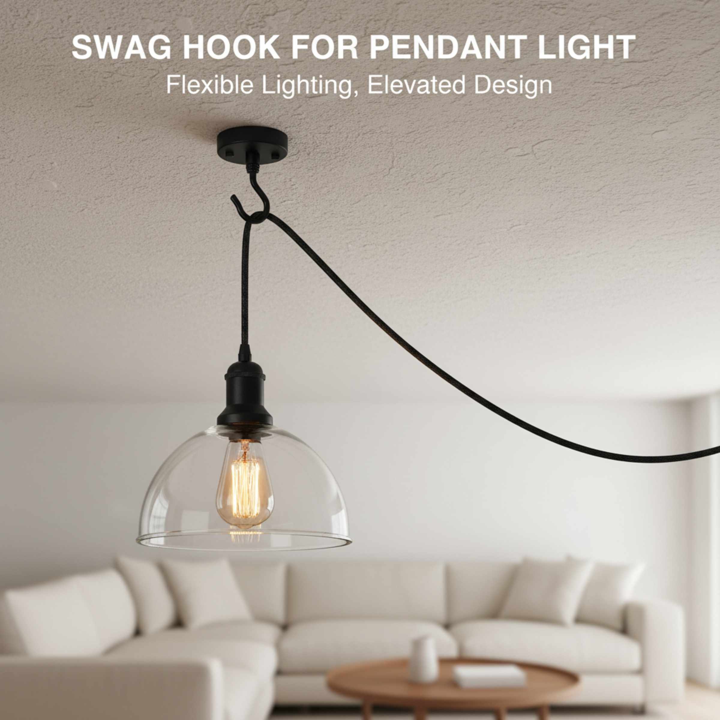 Swag Hook For Pendant Light