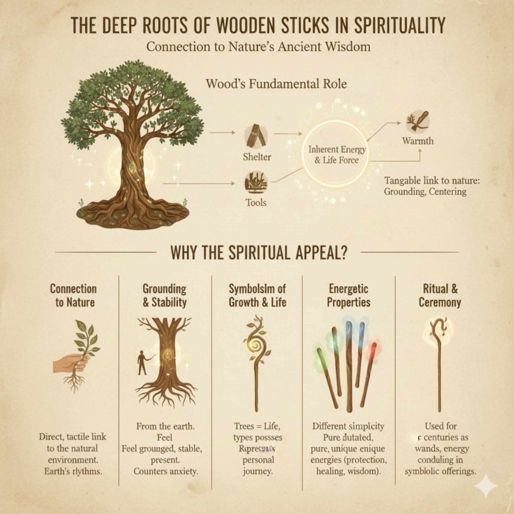 The Deep Roots of Wooden Sticks in Spirituality