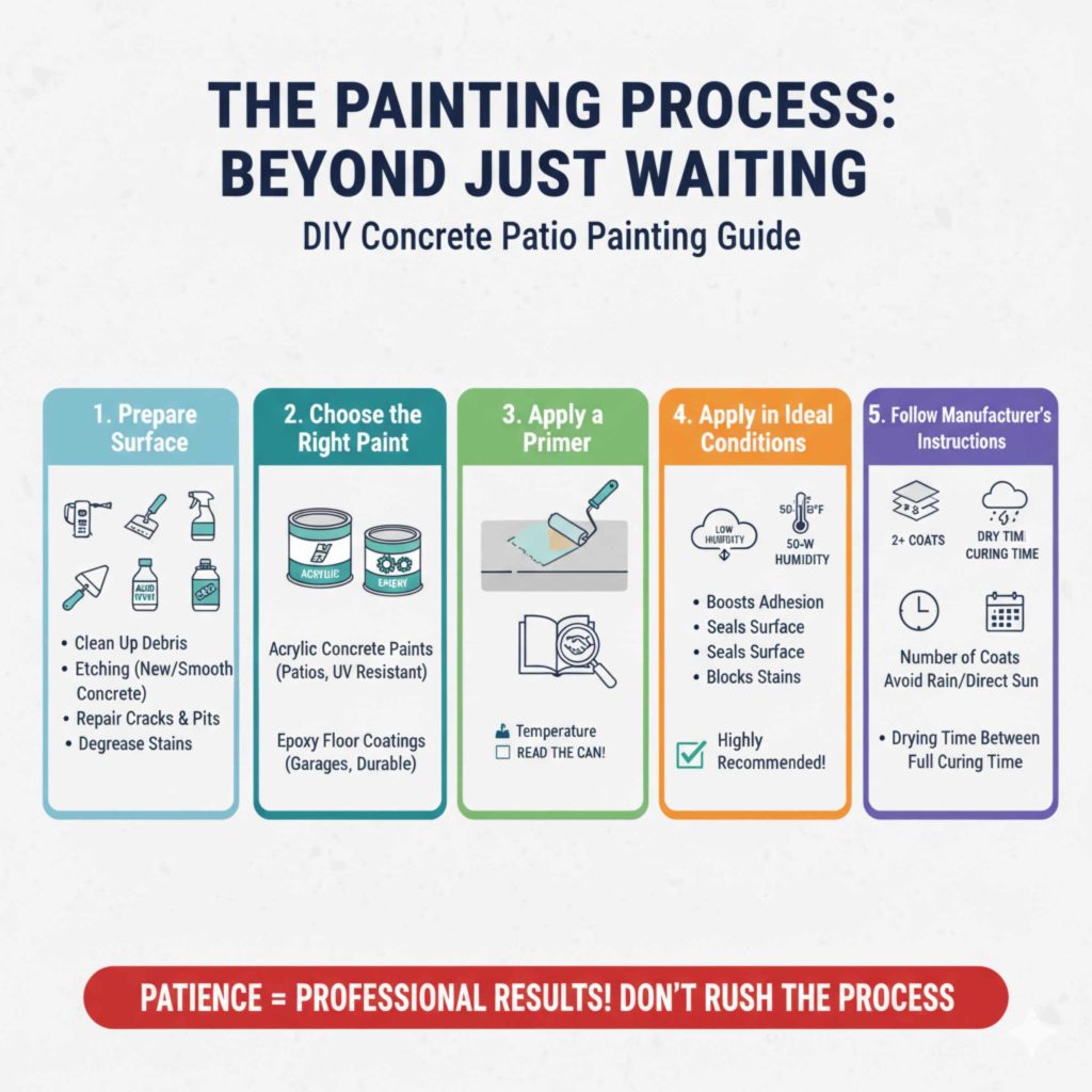 The Painting Process Beyond Just Waiting