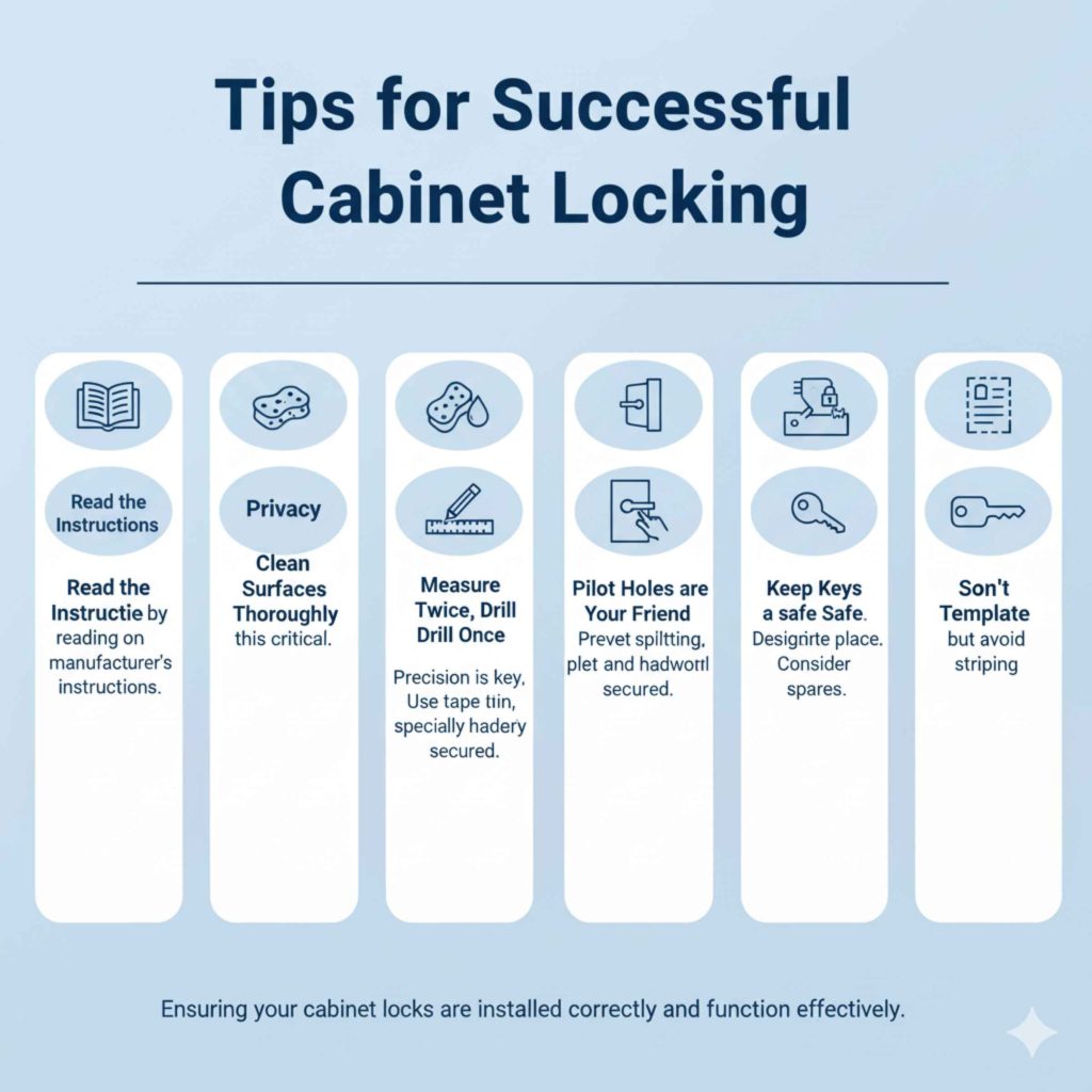 Tips for Successful Cabinet Locking