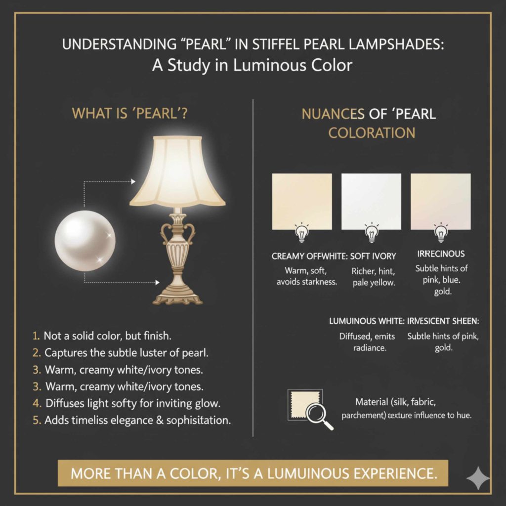 Understanding the "Pearl" in Stiffel Pearl Lampshades