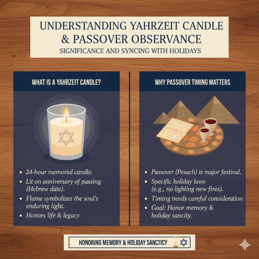 Understanding the Yahrzeit Candle and Passover Observance