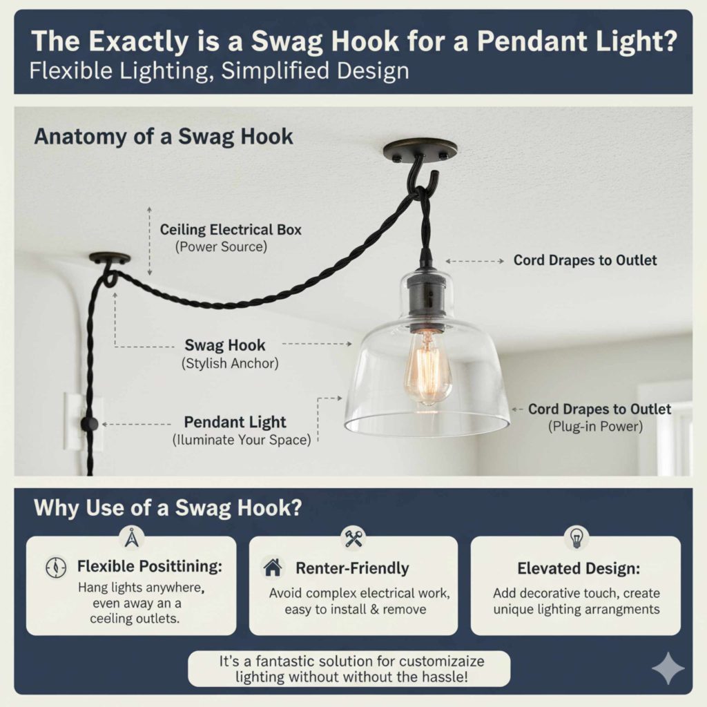 What Exactly is a Swag Hook for a Pendant Light?