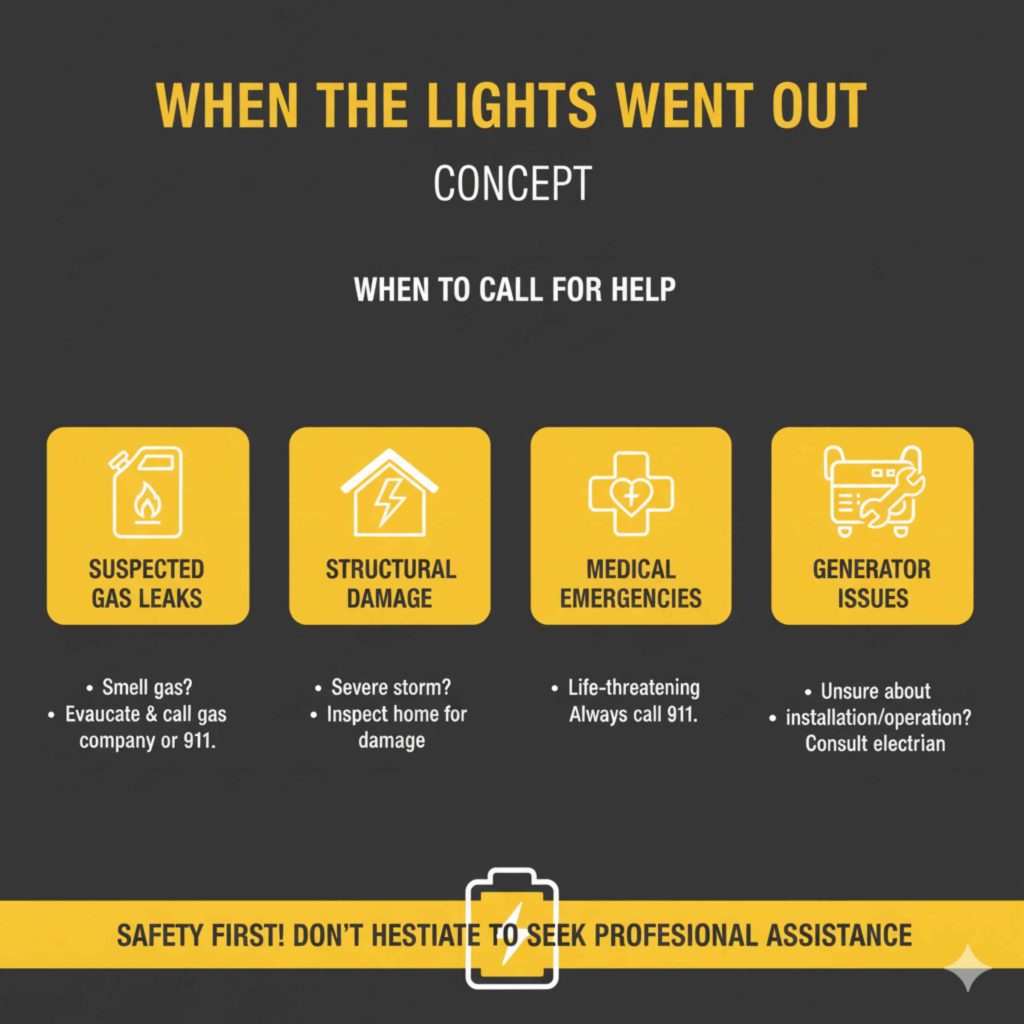 When to Call for Help