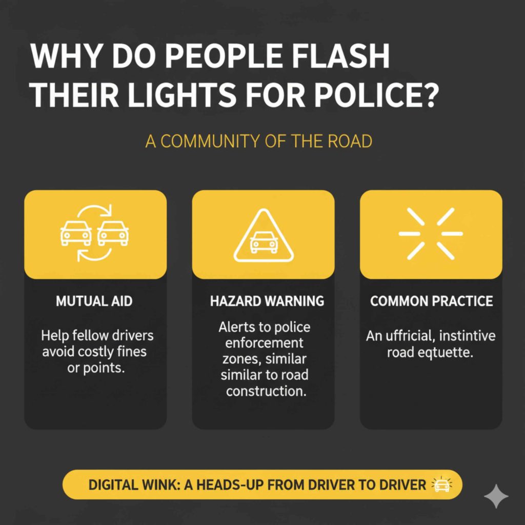 Why Do People Flash Their Lights for Police?