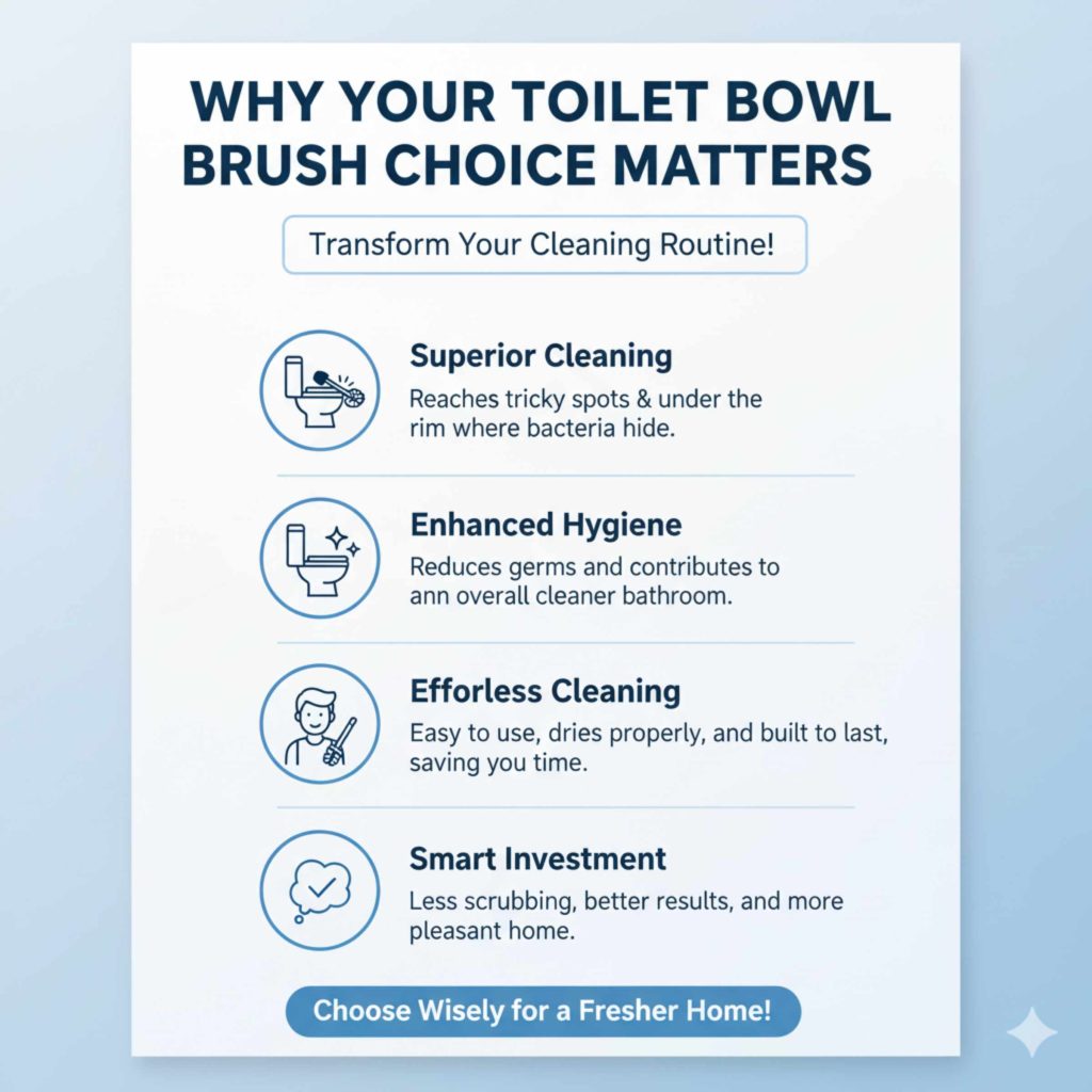 Why Your Toilet Bowl Brush Choice Matters