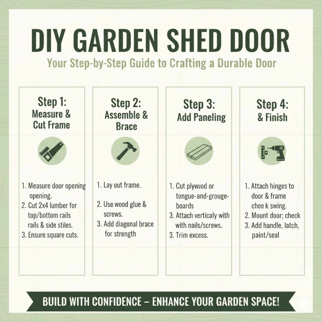 Your Step-by-Step Guide to Crafting a Garden Shed Door