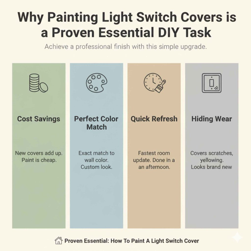 Why Painting Light Switch Covers is a Proven Essential DIY Task